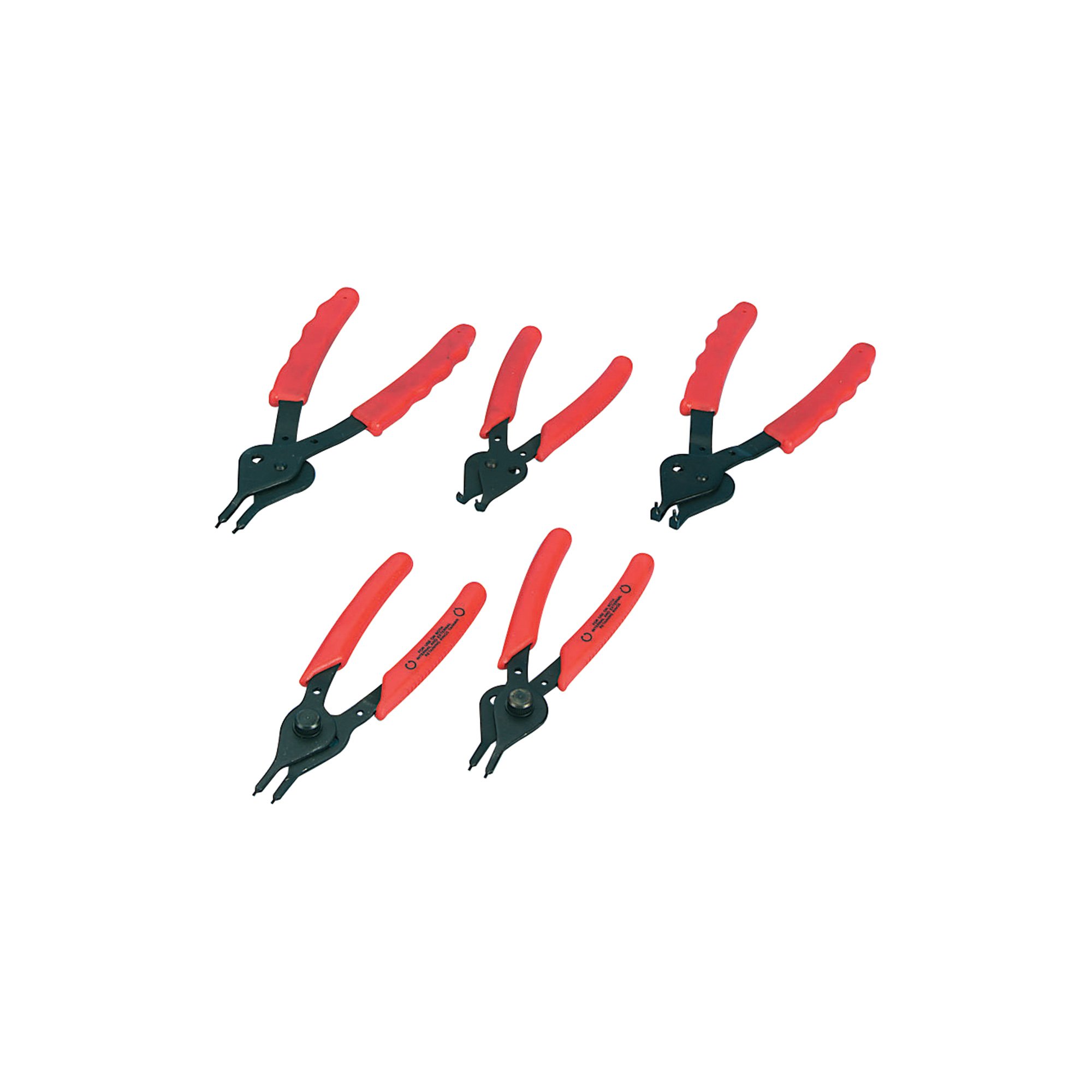 Professional Snap Ring Pliers — 5Pc. Set Northern Tool